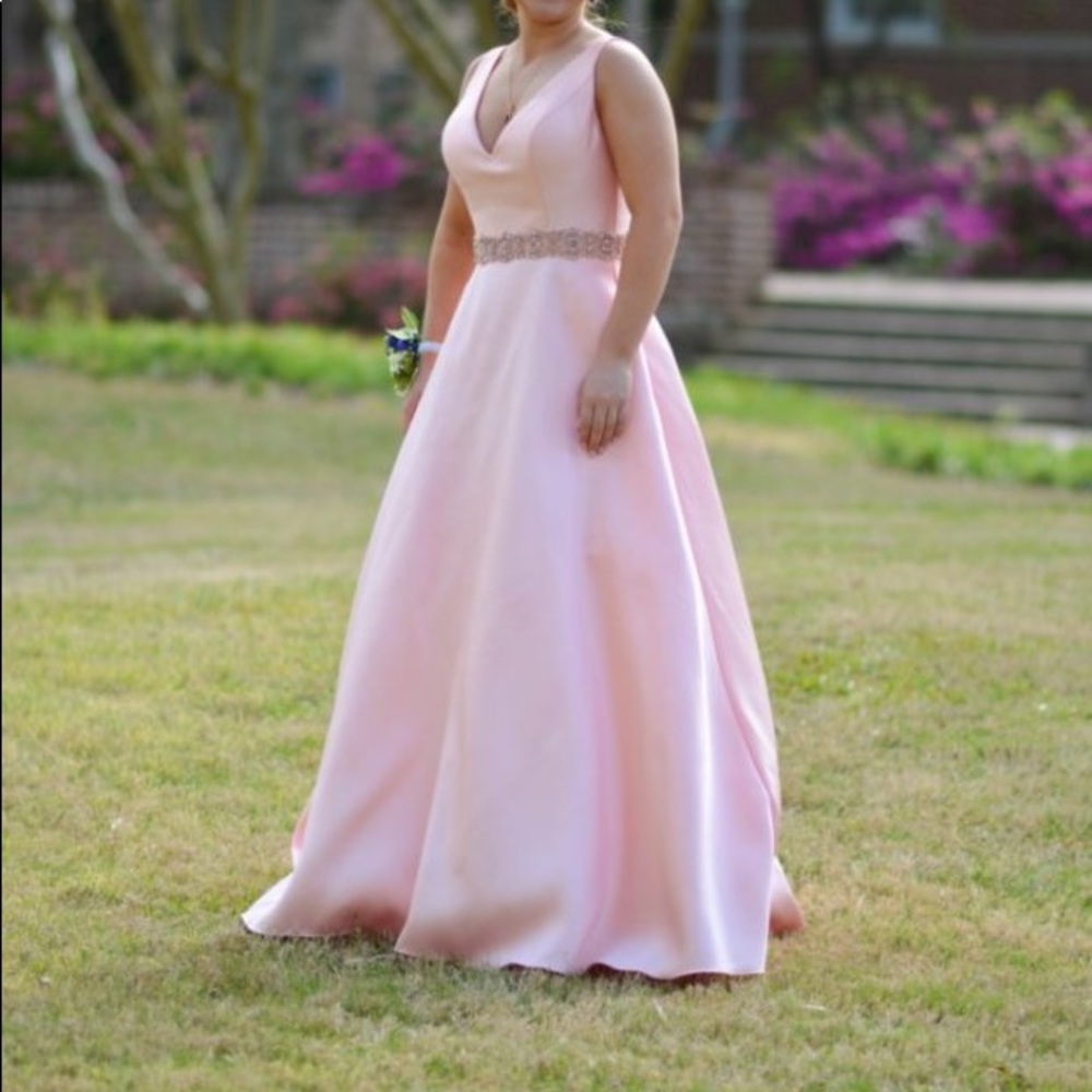 Pink prom dress